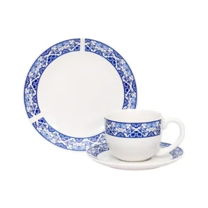 Set Vajilla Porcelana Doral Doña María - 12 Piezas para 4 Personas - Amalia