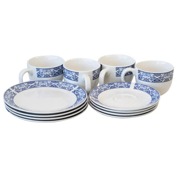 Set Vajilla Porcelana Doral Doña María - 12 Piezas para 4 Personas - Amalia - Imagen 2
