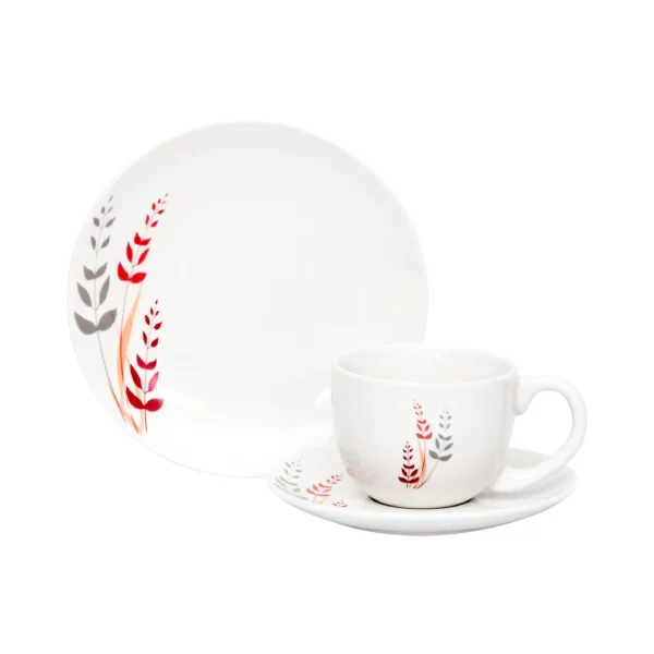Set Vajilla Porcelana Doral Doña María – 12 Piezas para 4 Personas – Sofia