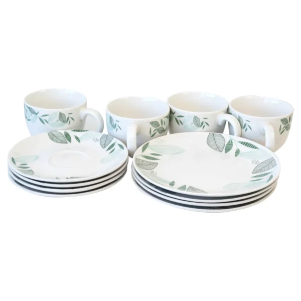 Set Vajilla Porcelana Doral Doña María – 12 Piezas para 4 Personas – Eva - Imagen 3