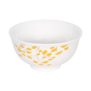 Set 4 Bowls Pequeños de Postre Doral (11,4 cm) - Flor Color Amarillo