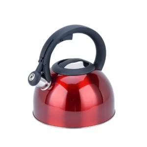 Tetera Doral Minerva 3 Litros – Acero Inoxidable con Silbato – Rojo