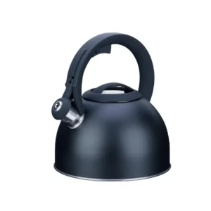 Tetera Doral Minerva 3 Litros - Acero Inoxidable con Silbato - Negro