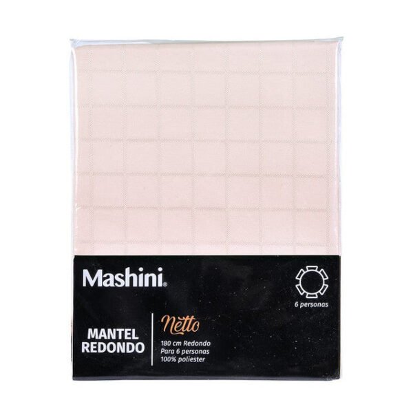 Mantel Redondo Liso Netto 180 cm – Mashini Damasco - Imagen 2