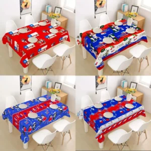Mantel de Fiestas Patrias 150x220 cm – Diseños Típicos Chilenos Surtidos
