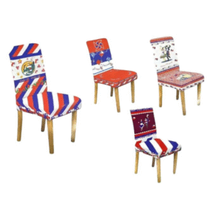 Funda de Silla Dieciochera Estándar – Modelos Típicos Chilenos Surtidos para Fiestas Patrias