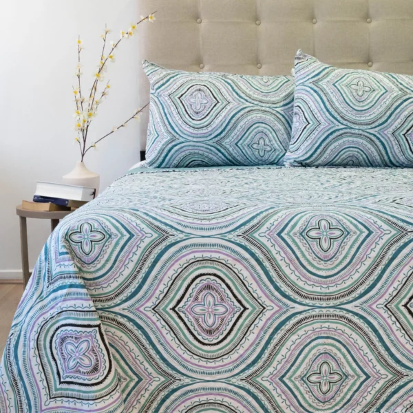 Cubrecama Quilt King Bordado Stitchy 250×240 cm – Marca Doral 006