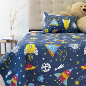 Cubrecama Infantil Plaza y Media Doral Kids 170×240 cm + Funda 50×70 cm – Espacio