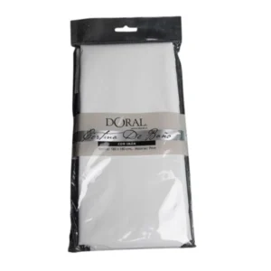 Cortina de Baño Blanca 180x180 cm con Imán Doral