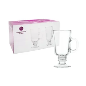 Jarrito para Café Capuchino Irlandés Grande Lirmartur Plateado – Caja x6 Unidades