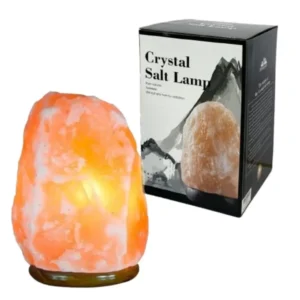 Lámpara de Sal del Himalaya de Piedra Natural