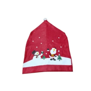 Funda de Silla Navideña Impresa 60×50 cm – Decoración Festiva para el Hogar