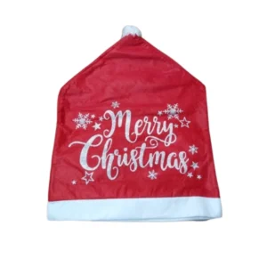 Funda de Silla Navideña Impresa 60×50 cm – Decoración Festiva para el Hogar