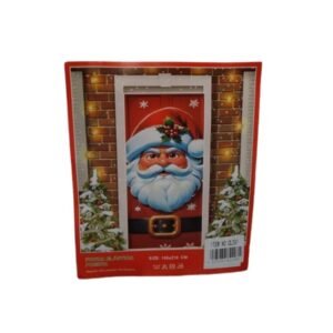 Funda Navideña para Puerta 100×210 cm – Decoración de Navidad, Cubierta Festiva Reutilizable para Entradas, Salas y Oficinas