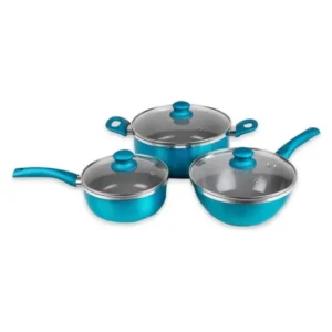 Batería Aluminio/Titanio 6 Piezas Calipso New Montecarlo Doral