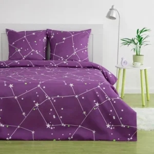 Juego de Sábanas Purpura Aterciopeladas Compose TOMISA – 2 Plazas