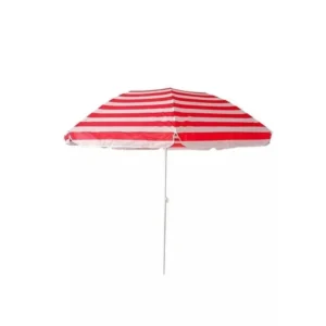 Quitasol de 160 cm – Sombrilla Compacta y Portátil para Playa, Jardín o Terraza - Rojo