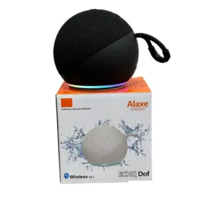 Altavoz Bluetooth Alaxe Super Bass | 15 hrs de reproducción | Batería 800mAh | Sonido potente - Negro
