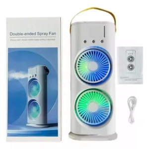 Ventilador de Refrigeración por Pulverización de Doble Cabezal con Tres Orificios – Batería 1800mAh