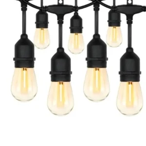 Cuerdas de Lámparas Solares LED – 10 Metros con 10 Luces para Exterior