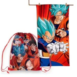 Toalla de Playa Dragon Ball Z 70 x 140 cm con Bolso