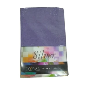 Juego toallas silver Doral – Morado