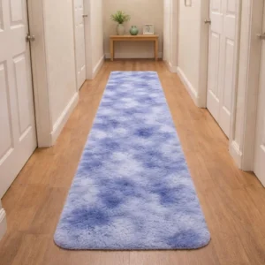 Alfombra de Pasillo Tomisa Extra Suave 60 x 200 cm Antideslizante y Lavable - Lila