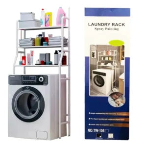 Estante Organizador 3 Niveles para Lavadora | Ahorra Espacio y Ordena tu Lavandería