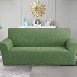 Funda de Sillón Doral Anastasia - Diseño Madera - 1 Cuerpos 90 x 140 cm - Verde