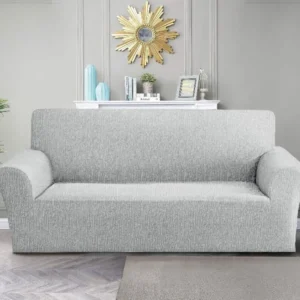 Funda de Sillón Doral Anastasia - Diseño Madera - 1 Cuerpos 90 x 140 cm - Plateado