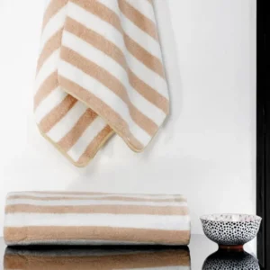 Juego de Toallas Oporto Doral 2 Piezas | Toalla de Mano y Baño - Café