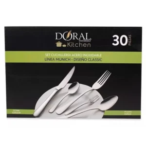 Set de Cuchillería Munich DORAL 30 Piezas Classic Acero Inoxidable