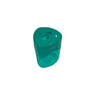 Sacapuntas Skole de 2 Entradas Fina y Jumbo con Cuchillas de Acero - Verde