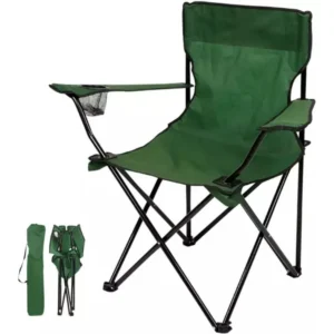 Silla de Camping Plegable 50x50x80 cm - Verde