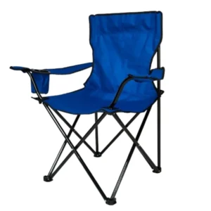 Silla de Camping Plegable 50x50x80 cm - Azul