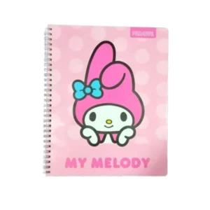 Cuaderno My Melody Proarte 100 Hojas Cuadriculadas 7 mm 20,2 x 25 cm