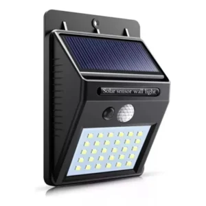 Lámpara Solar LED para Pared con Sensor de Movimiento PIR y Sensor Nocturno | Panel Solar 0,55W | Batería Li-ion 1200mAh | Exterior Impermeable