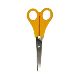 Tijera Skole 5” de Acero Inoxidable Punta Roma - Amarilla