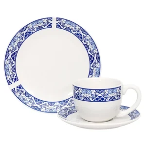 Juego de Vajilla Doral Amelia de Porcelana 12 Piezas | Elegante y Resistente