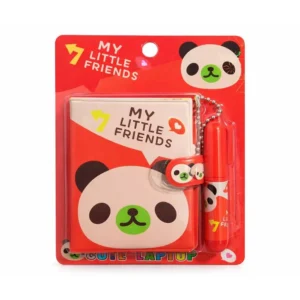 Libreta Pequeña 7x6 cm con Broche y Mini Lápiz | Cuaderno Cute Diseño Animado