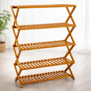 Organizador de Zapatos de Madera 5 Niveles