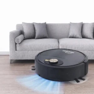Robot Barredor Automático Sweepin 8088 – Aspiradora Inteligente Recargable, Bajo Ruido 55 dB - Negro