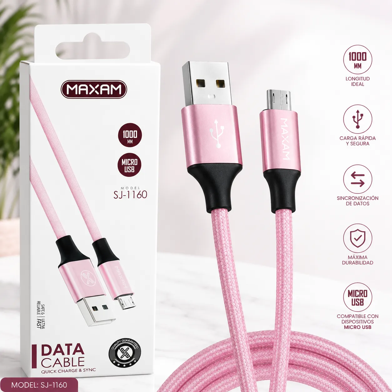 Data Cable Quick Charge & Sync para Android