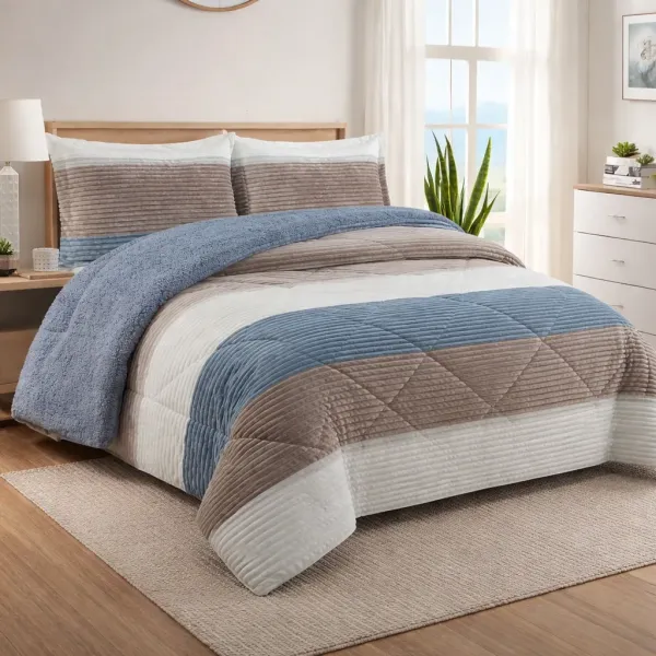 CUBRECAMA DORAL SHERPA EMBOSSED KIDS 1.5 PLAZAS