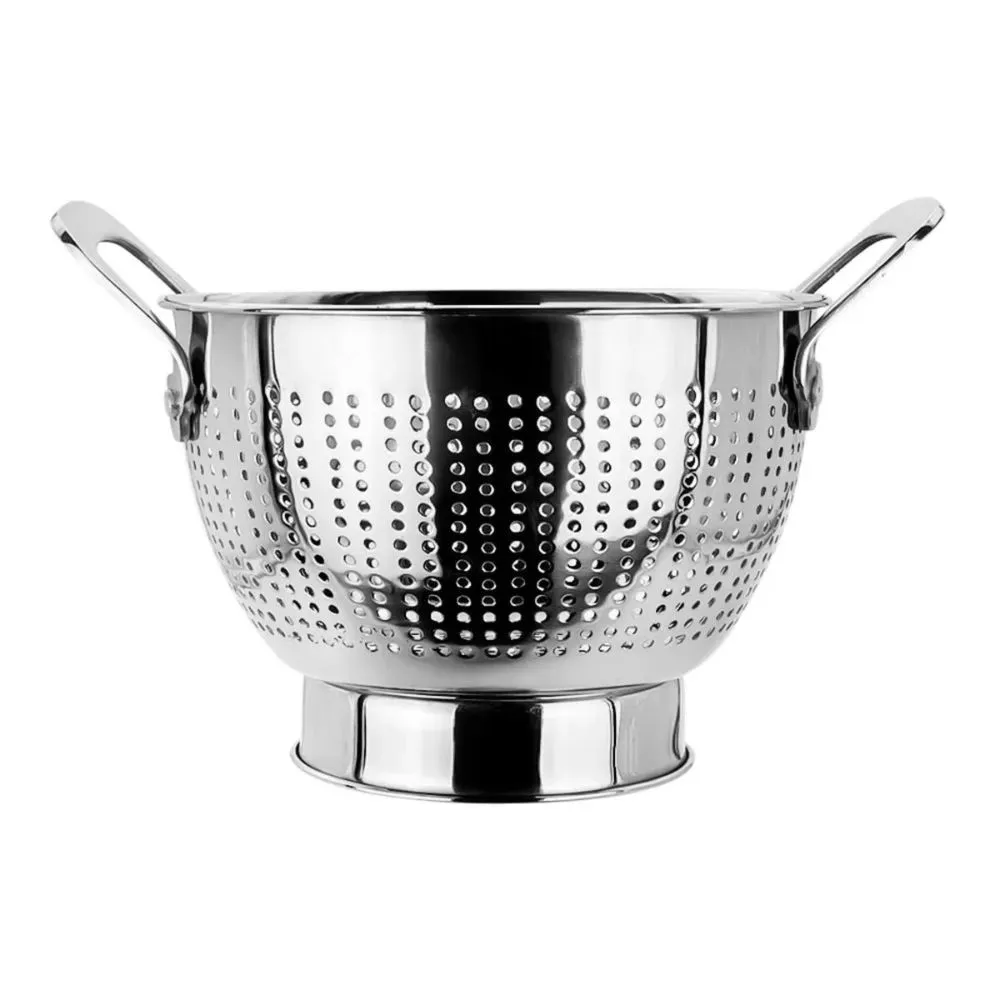 Colador Alto 21cm Acero Inoxidable Cuiner Plateado
